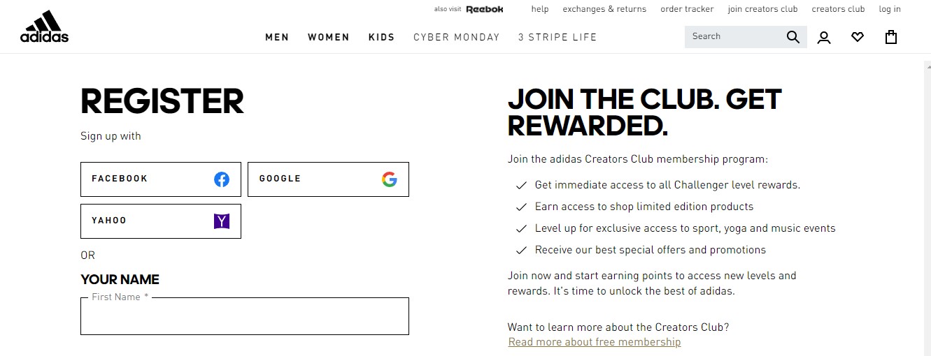 adidas-subscription What Ecommerce Trends Should We Expect in 2025?