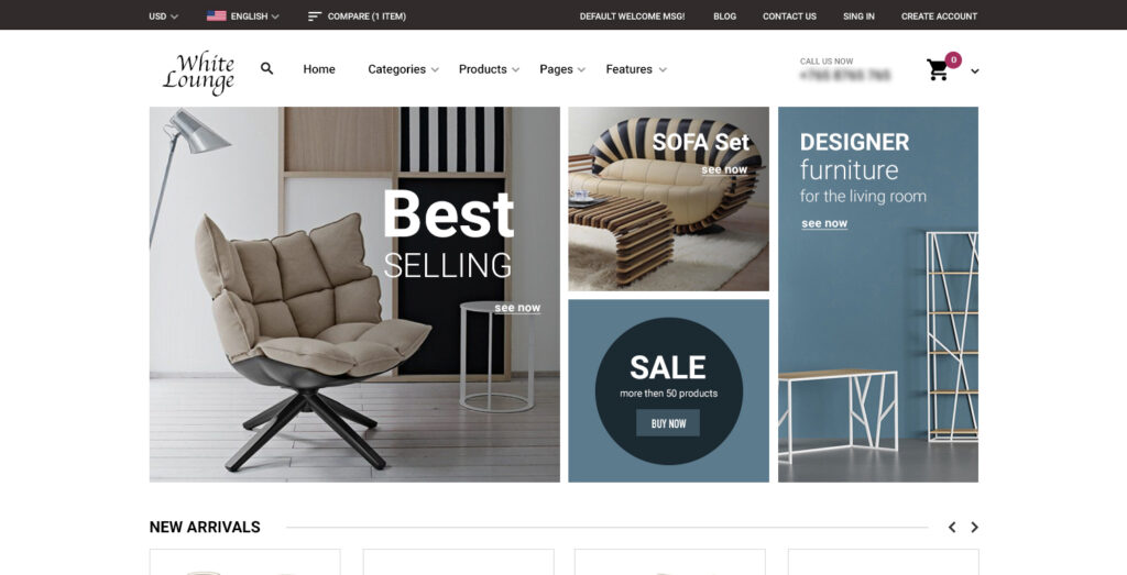 furniture-store-design UI/UX Design Service